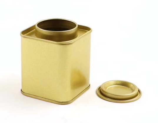 無地のお茶缶